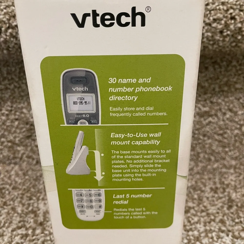 VTech Cordless Telephone with Caller ID - White
